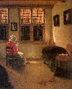 Pieter Janssens Elinga Woman Reading_l China oil painting reproduction